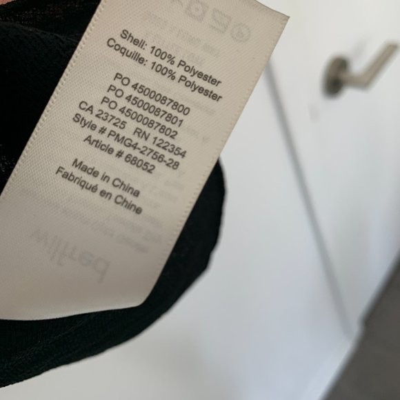 Aritzia Black Peplum Blouse - Picture 3 of 4